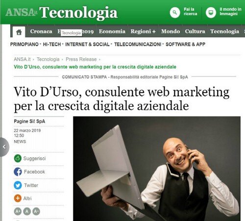 Vito D'Urso Consulente Web Marketing aziendale